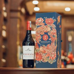Hộp 1 Chai Vang Đỏ Chateau De Candale