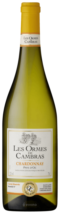 Vang Castel Les Ormes De Cambras Chardonnay Giá tốt nhất