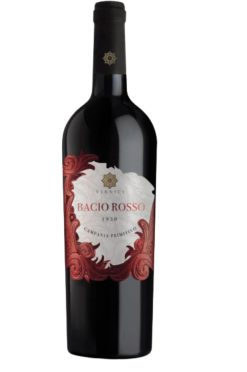 Rượu vang Ý Bacio Rosso - Campania Primitivo Giá tốt nhất