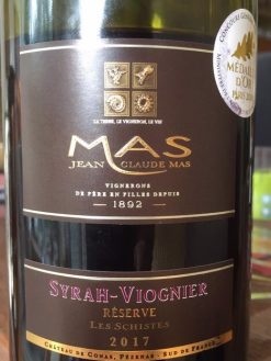 Rượu vang Pháp Jean Claude Mas Les Schistes Syrah - Viognier Réserve