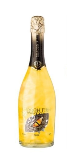 Rượu vang Sparkling Dragon Fire Vị Đào 750ml