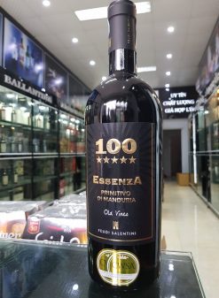 Rượu vang đỏ Ý 100 Essenza Primitivo