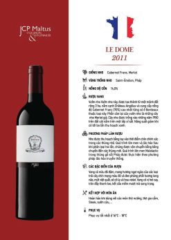 Vang Pháp Le Dome 2011 Saint-Emilion Grand Cru Giá tốt nhất