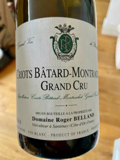 Rượu vang trắng Pháp Criots Bâtard-Montrachet Grand Cru