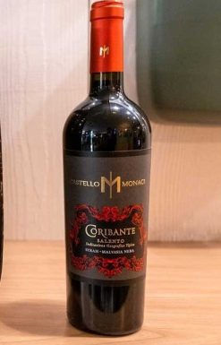 Rượu vang đỏ Ý Coribante Syrah Malvasia Nera Salento IGT