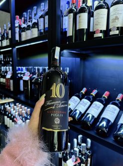 Rượu vang đỏ Ý 10 Fiamma D'Amore Negroamaro Giá tốt nhất