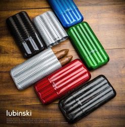 Ống đựng xì gà carbon 3 điếu Lubinski YJA 70001 Giá tốt nhất