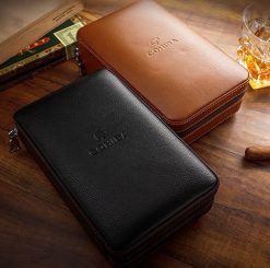 Bao da xì gà 4 điếu kèm bật và dao cắt Cohiba T116 Giá tốt nhất