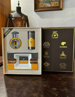 Set khò cắt gạt tàn xì gà 3 món Guevara T70 giá tốt nhất