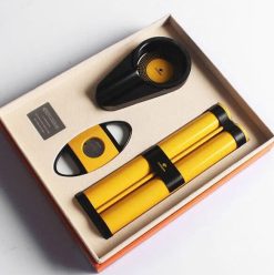 Set phụ kiện xì gà 3 món: Gạt tàn, ống đựng, dao cắt Cohiba HB-T30 Giá rẻ nhất