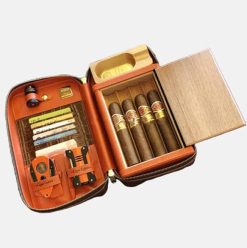 Set phụ kiện bao da 4 điếu xì gà Jifeng JF502 Giá tốt nhất