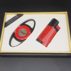 Set phụ kiện xì gà 2 món bật lửa và dao cắt Guevara 6219 Giá tốt nhất