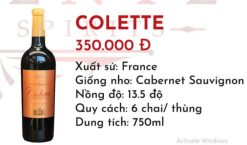 Rượu Vang Đỏ Pháp Colette Gold Giá tốt nhất