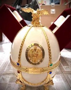 Rượu Vodka Quả Trứng Imperial Faberge Màu Trắng Bạc Nga Giá tốt nhất